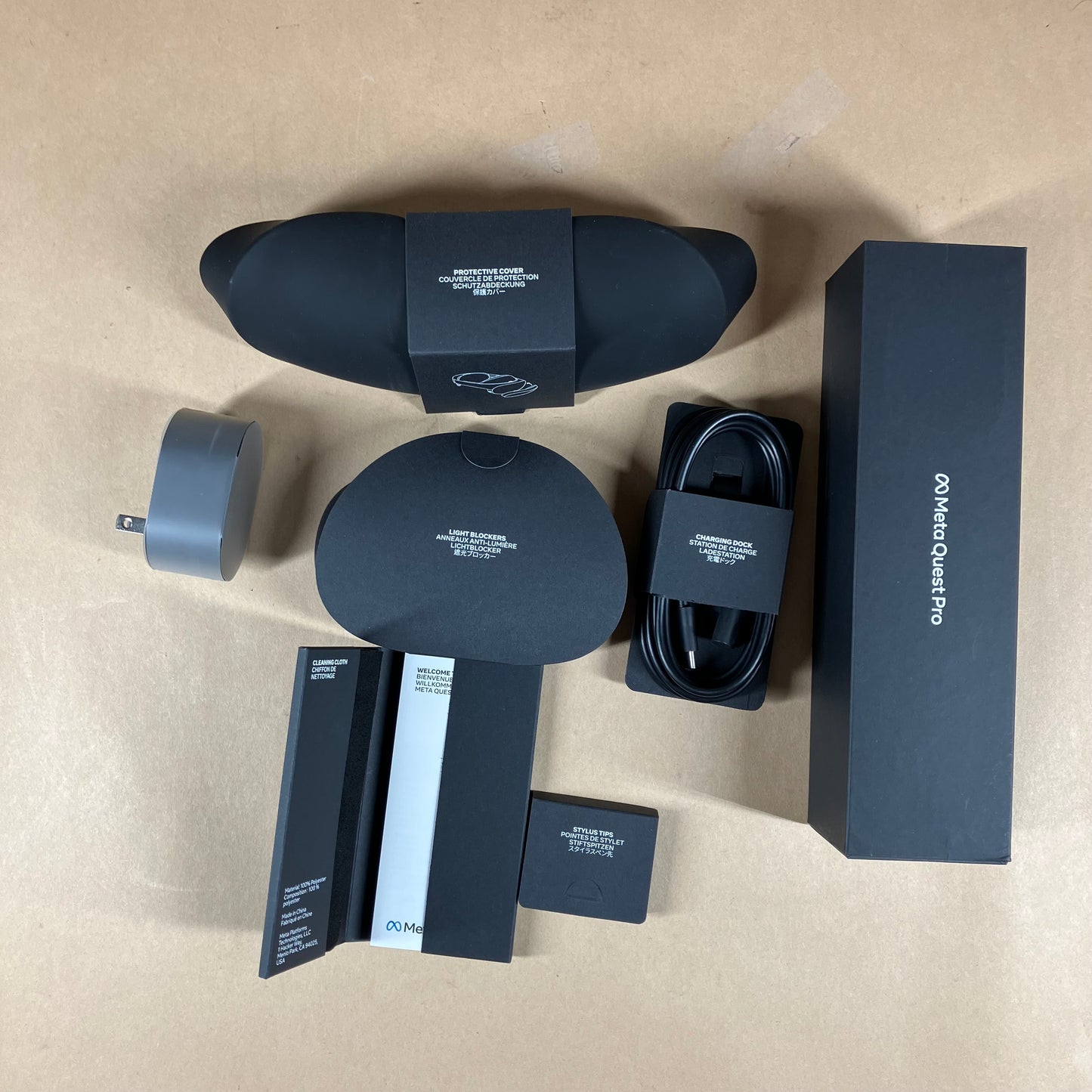 New Meta Quest Pro 256GB Standalone All-in-One VR Headset 891-0071-01