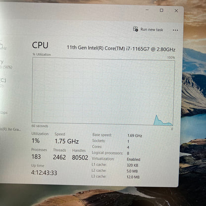 Dell Latitude 3520 15.6" i7-1165G7 2.8GHz 8GB RAM 512GB SSD