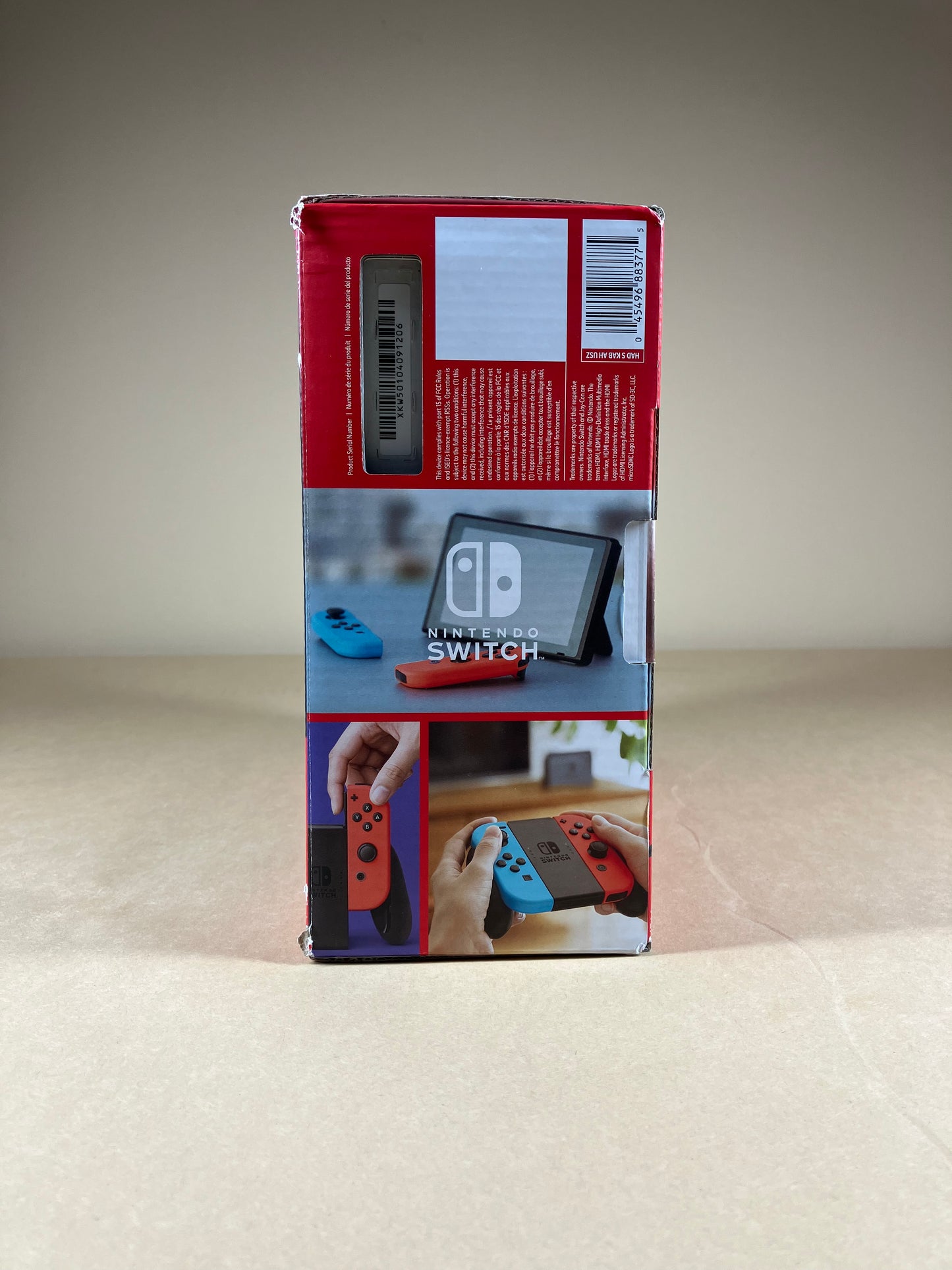 New Nintendo Switch v2 Video Game Console HAC-001(-01)  Red/Blue