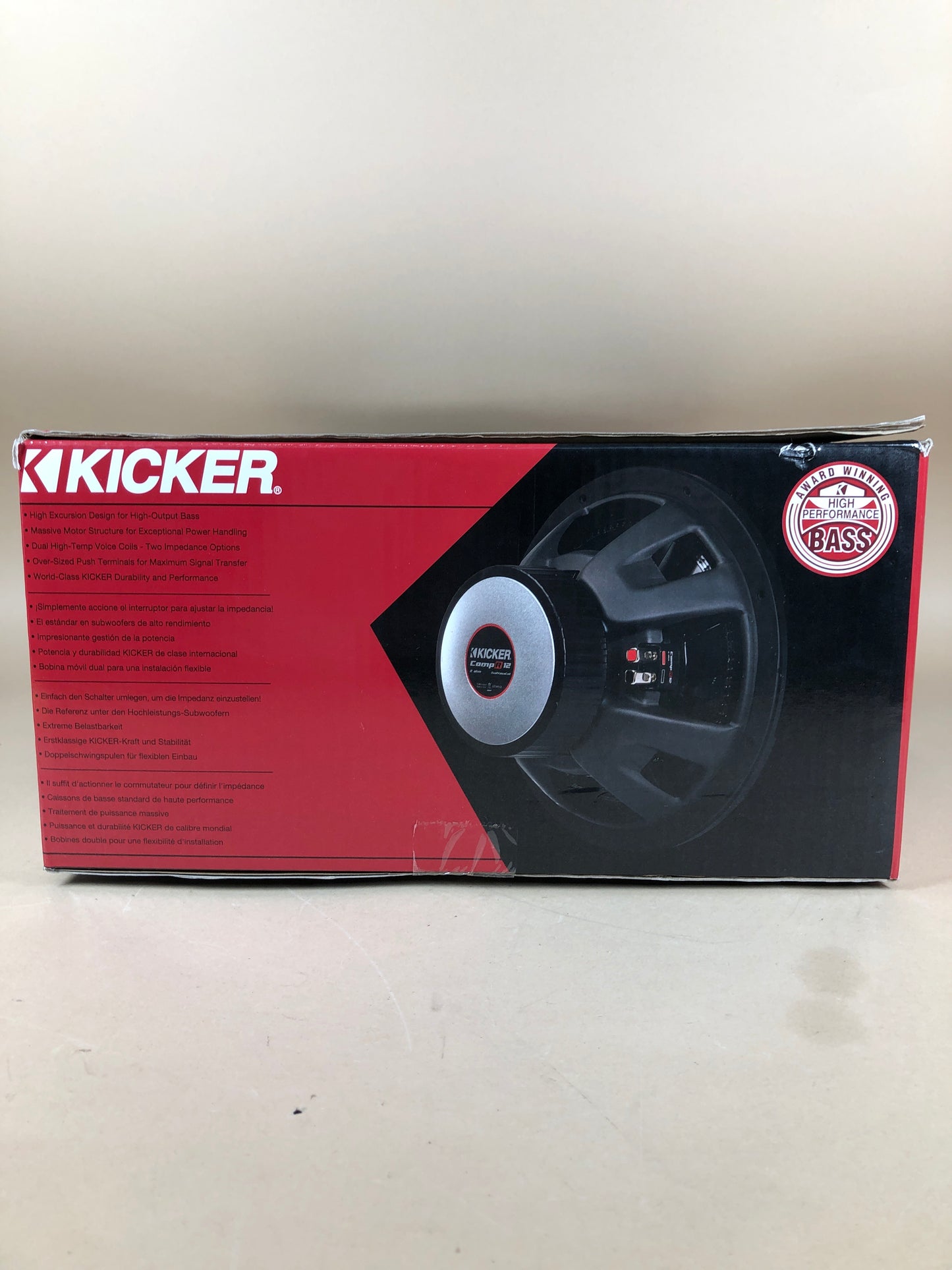 New Kicker Camp R Subwoofer 43cwr122