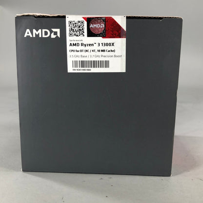 New AMD RYZEN 3 1300X 3.40GHz 4 Core 4 Thread AM4