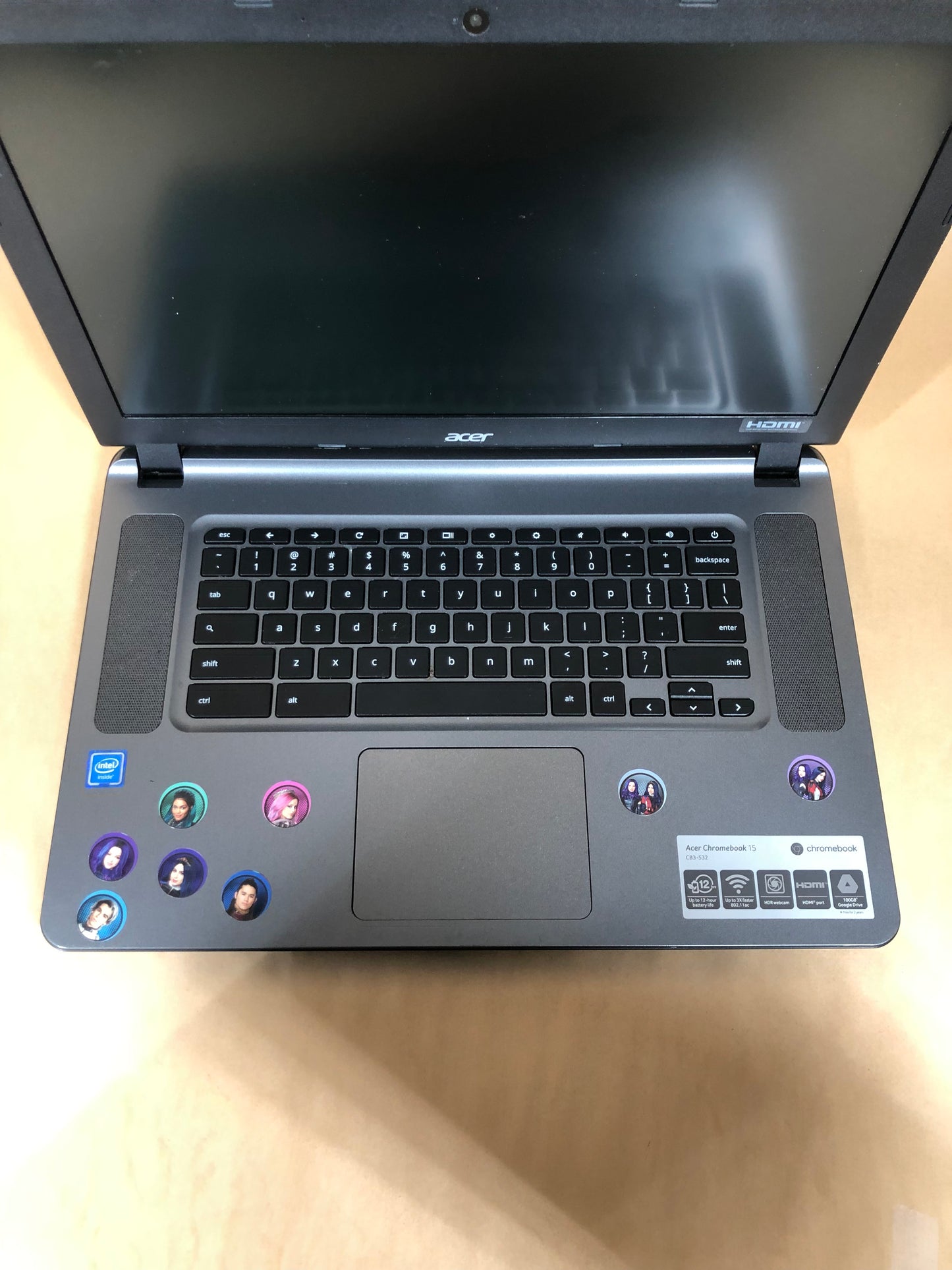 Acer Chromebook 15 CB3-532 15.6" Celeron N4000 1.6GHz 4GB RAM 64GB SSD