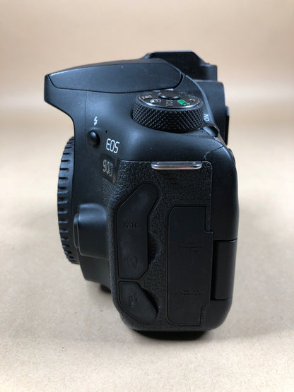 Canon EOS 90D 32.5MP Digital SLR DSLR Camera DS126801 4,000 Shutter Count
