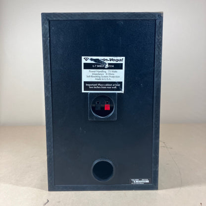 Cerwin Vega L7 Shelf Speaker Pair System Black