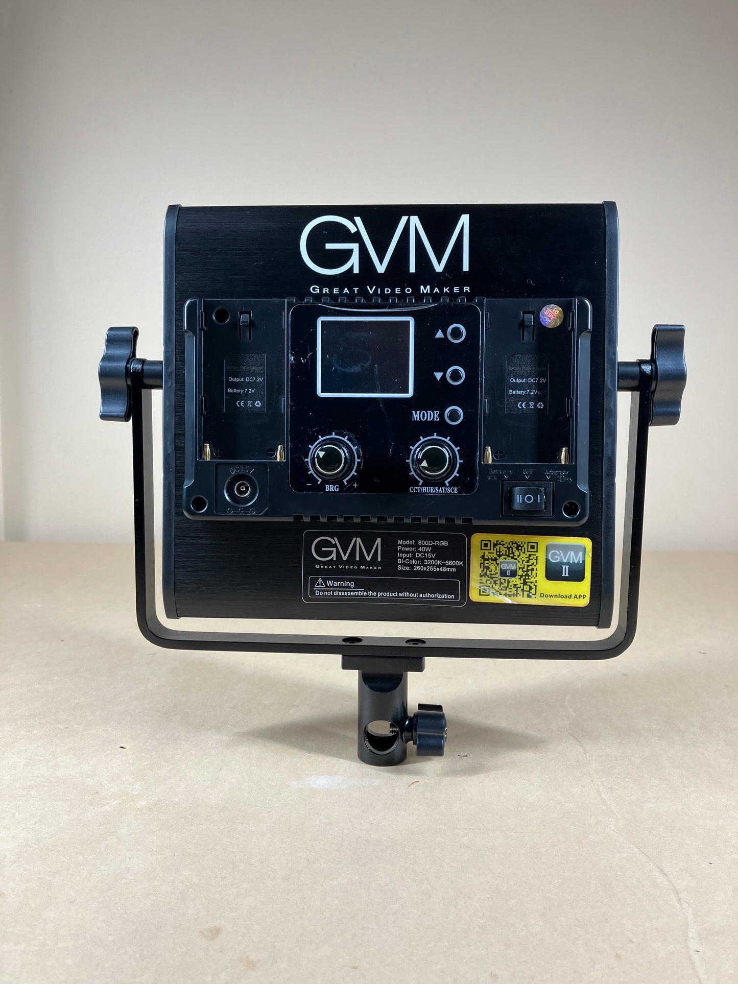 GVM Lights Photography Lights 800D-RGB Count of 2