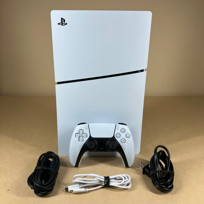 Sony PlayStation 5 Slim Digital Edition PS5 1TB White Console Gaming System