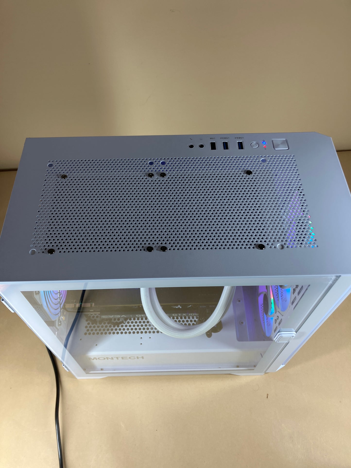 New Montech Intel i7 12700KF 32GB RAM 2TB EVGA GeForce GTX 1080 Ti Custom PC