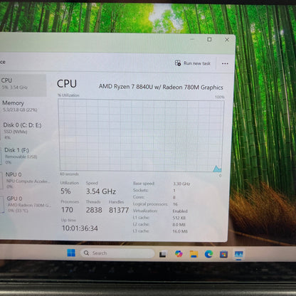 GPD Win Mini (2024) 7" AMD Ryzen 7 8840U 32GB RAM 2TB Black G1617-01