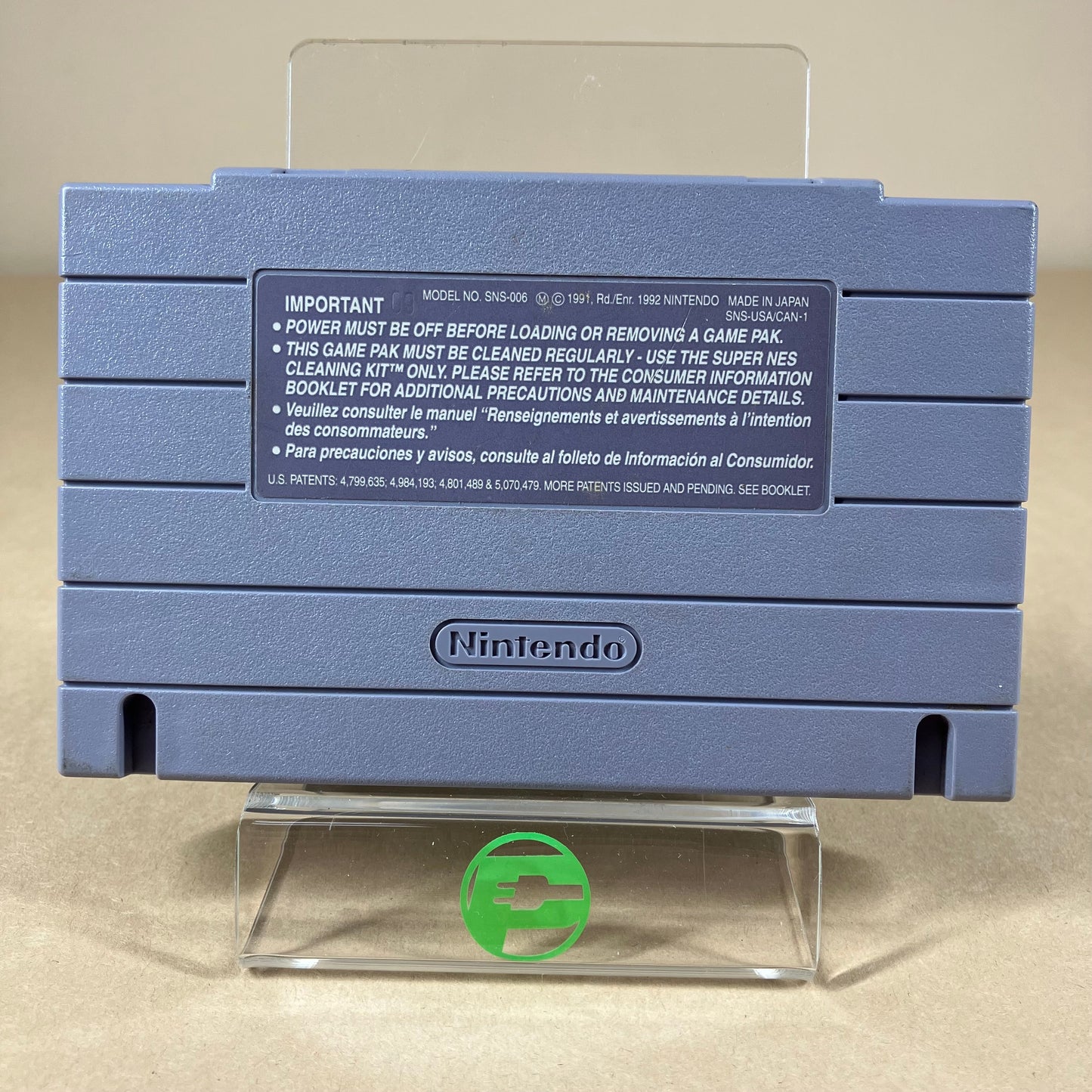 Virtual Bart (Super Nintendo SNES, 1994) Cartridge Only