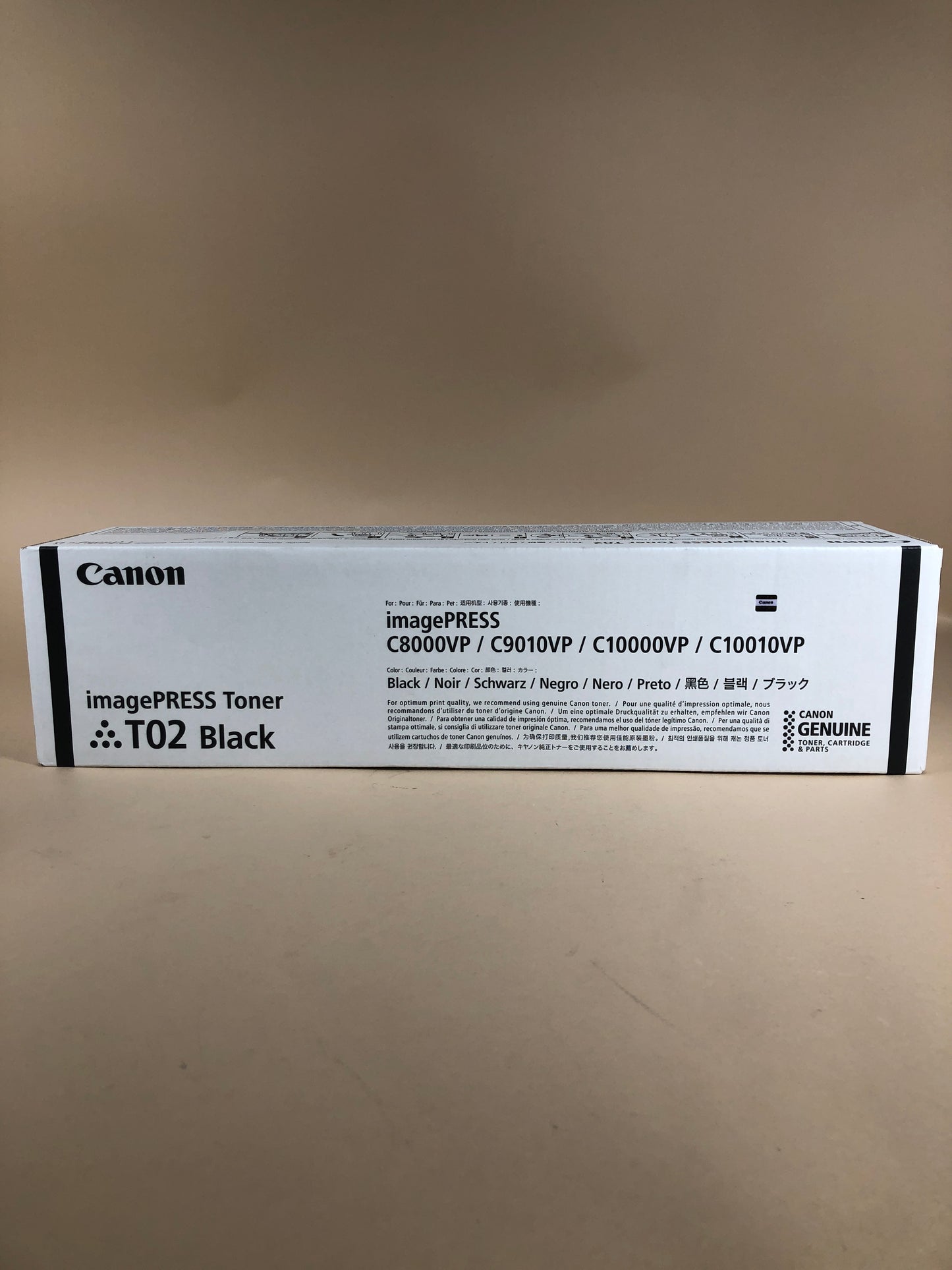 New Canon imagePRESS T02 Black Toner Cartridge