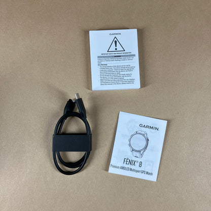 Garmin Fenix 8 43mm Premium Multisport GPS Watch 010-02903-10