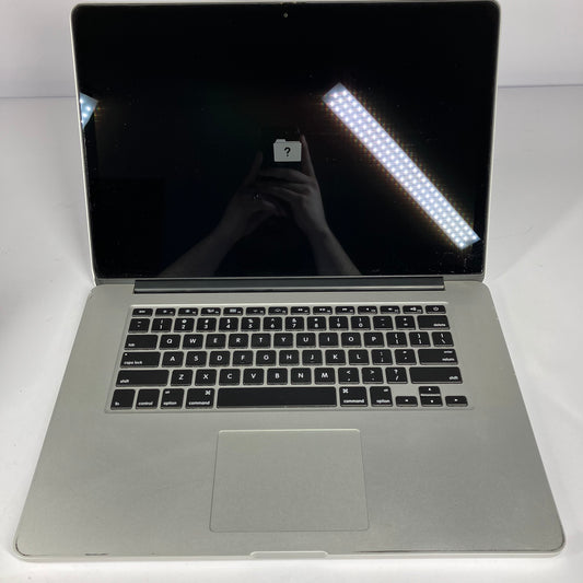 2012 Apple MacBook Pro 15" i7 2.3GHz 8GB RAM 256GB SSD Silver A1398 No OS