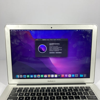 2017 Apple MacBook Air 13.3" i5 1.8GHz 8GB RAM 128GB SSD Silver A1466