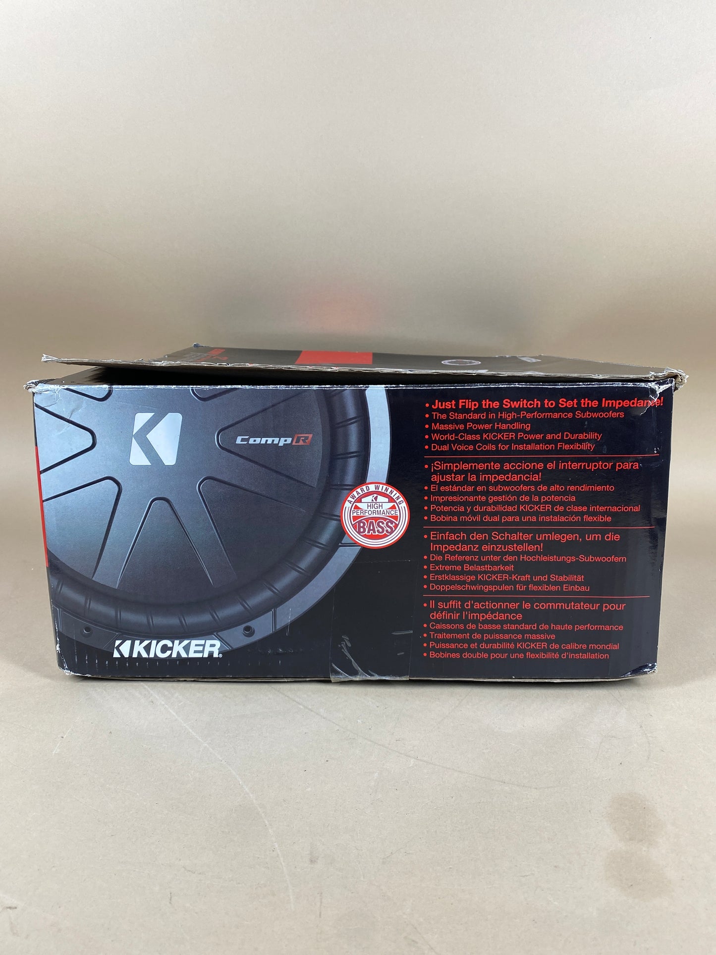 New Kicker Camp R Subwoofer 40cwr122