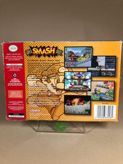 Super Smash Bros. (Nintendo 64 N64, 1999) CIB