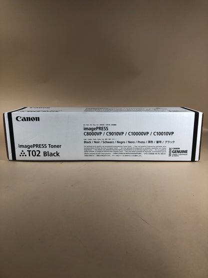 New Canon imagePRESS T02 Black Toner Cartridge