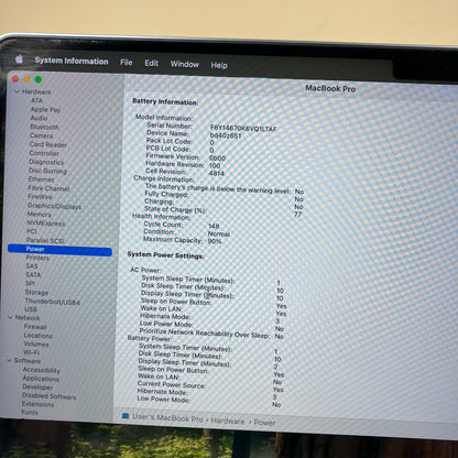 2021 Apple MacBook Pro 14" M1 Pro 14 Core 3.2GHz 16GB RAM 512GB SSD MKGP3LL/A