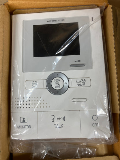 New Aiphone JK-1HD Video Intercom Sub Monitor Station with Power Adapter