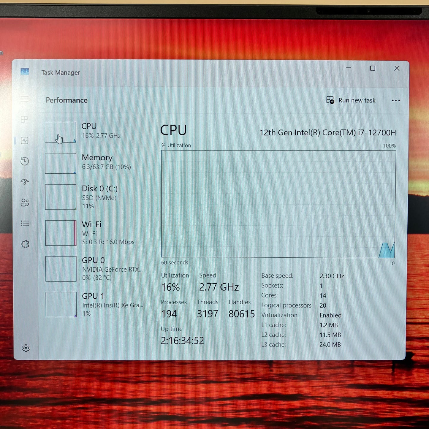 Dell XPS 9520 15.6" i7-12700H 2.3GHz 64GB RAM 512GB SSD WIN 11 HOME