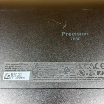 Dell Precision 7680 16" i9-13950HX 2.2GHz 64GB RAM 2TB SSD RTX 3500 ADA