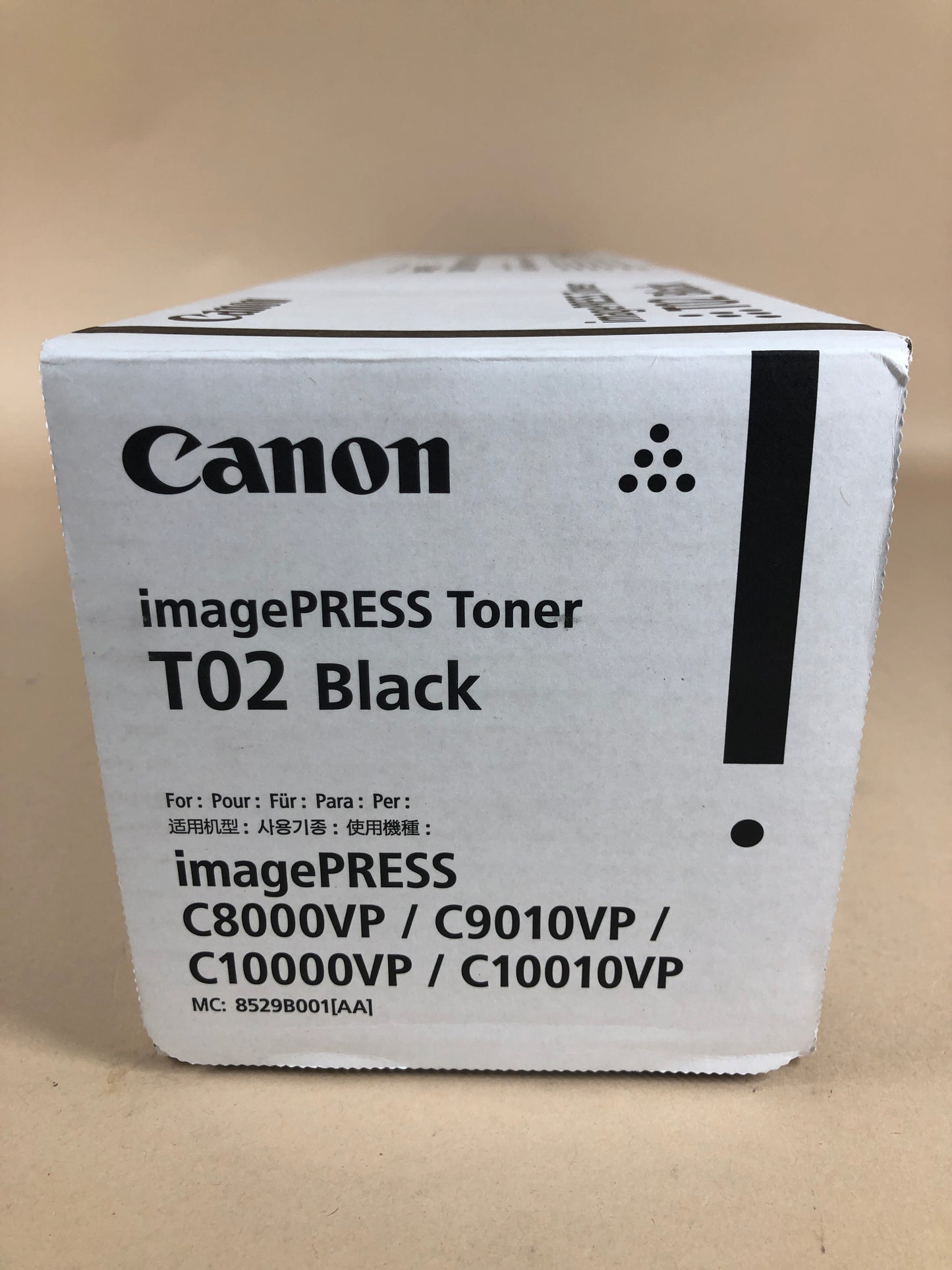 New Canon imagePRESS T02 Black Toner Cartridge