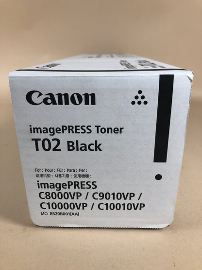 New Canon imagePRESS T02 Black Toner Cartridge