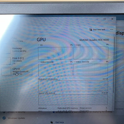 Dell Precision 7750 17" XEON W-10885M 2.4GHz 64GB RAM 1TB SSD Quadro RTX 4000