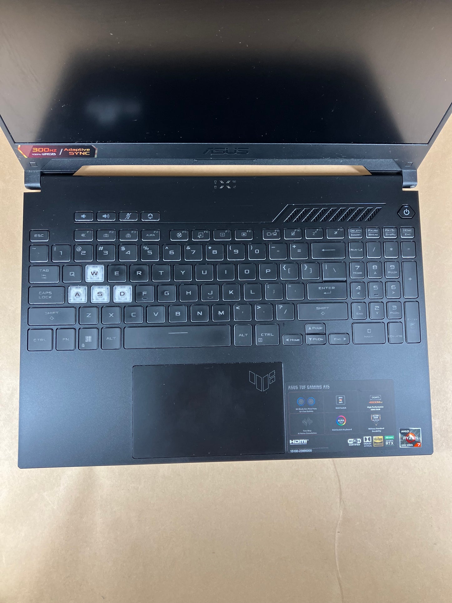 Asus TUF A15 FA507RR 15.6" Ryzen 7 6800H 6GB RAM 512GB SSD GeForce RTX 3060