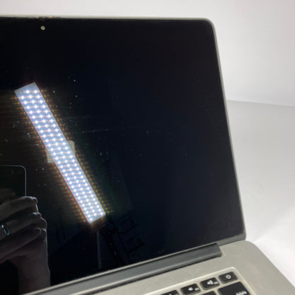 2012 Apple MacBook Pro 15" i7 2.3GHz 8GB RAM 256GB SSD Silver A1398 No OS