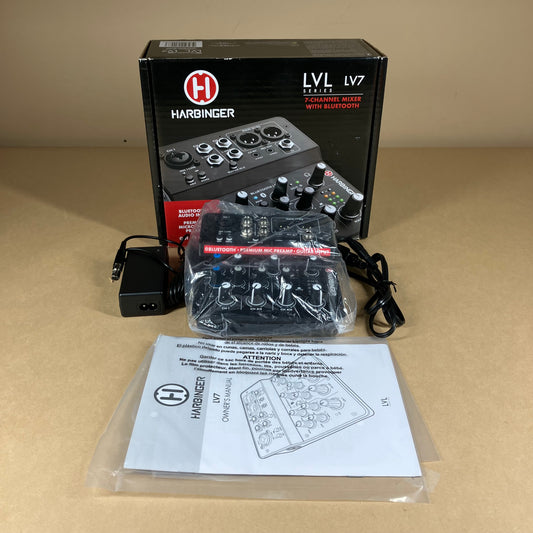 Harbinger LVL series 7-Channel Mixer With Bluetooth LV7