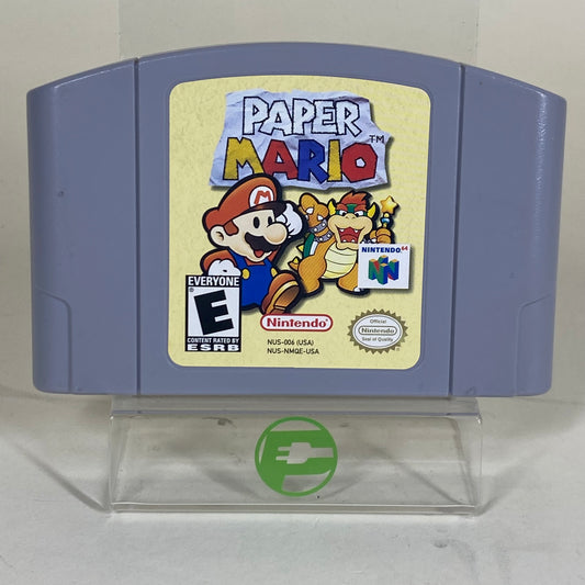 Paper Mario (Nintendo 64 N64, 2001) With Manual