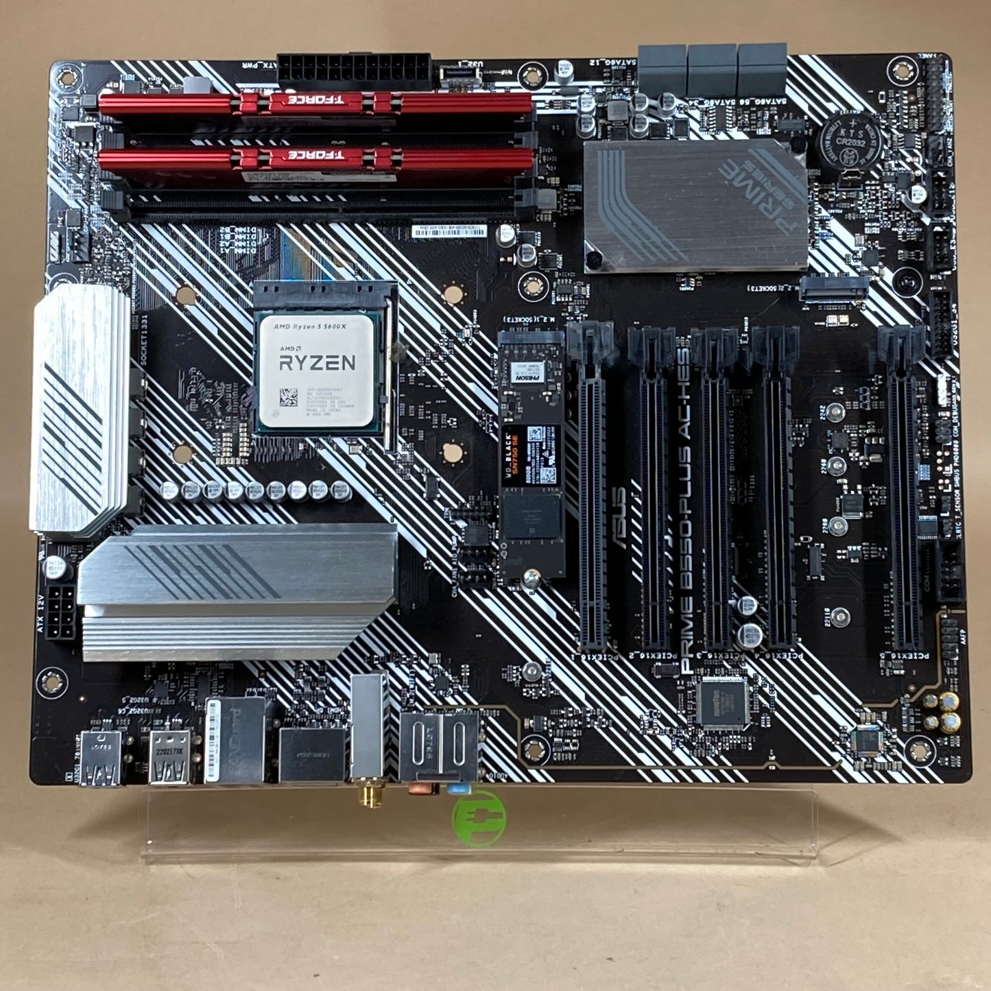 ASUS Prime B550-Plus AMD Ryzen 5 5600X 16GB RAM 500GB SSD Motherboard Combo