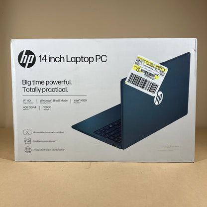 New HP Laptop 14-EP2012WM 14" N150 0.8GHz 4GB RAM 128GB SSD SSD