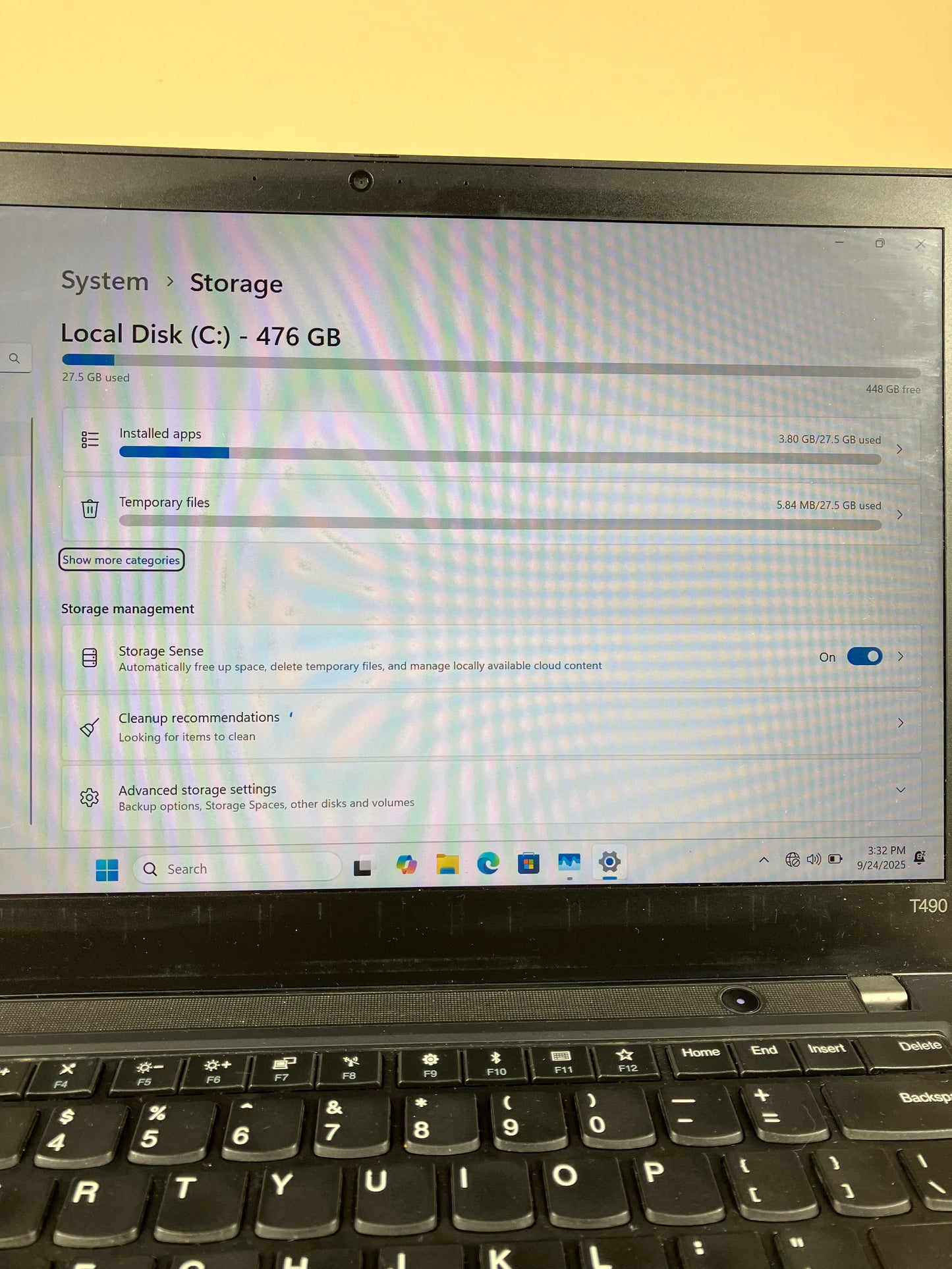 Lenovo ThinkPad T490 14" i5-8265U 1.8GHz 16GB RAM 512GB SSD