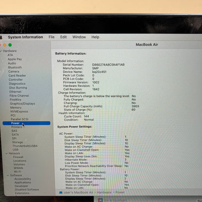 2020 Apple MacBook Air 13.3" i7 1.2GHz 16GB RAM 512GB SSD Space Gray A2179