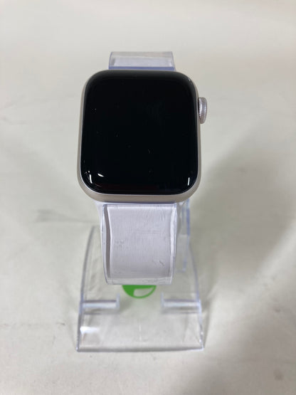 Factory Unlocked Apple Watch SE 2nd Gen 40MM Starlight Aluminum White Sport Band A2726