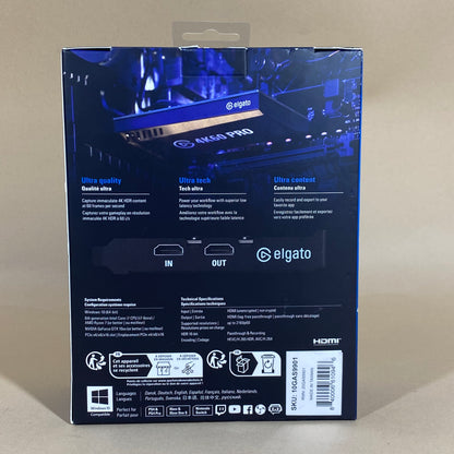 New Elgato 4k60 Pro Capture Card