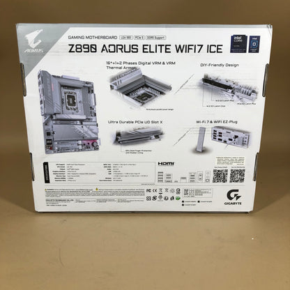 New GIGABYTE AORUS Z890 ELITE WIFI7 ICE LGA 1851 ATX