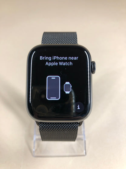 Unlocked Apple Watch Series 9 45MM Stainless Steel &amp; Ceramic A2984