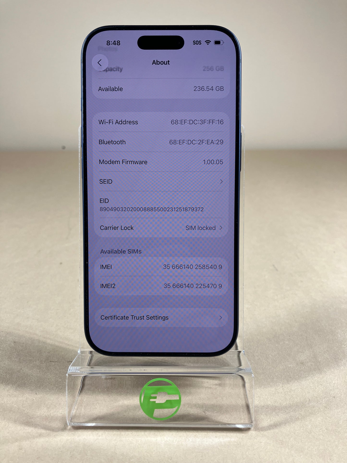 T-Mobile Apple iPhone 17 Pro 256GB Blue MG7M4LL/A