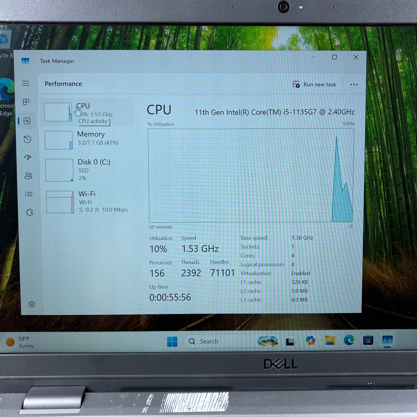 Dell Latitude 5320 13.3" i5-1135G7 2.4GHz 8GB RAM 256GB SSD