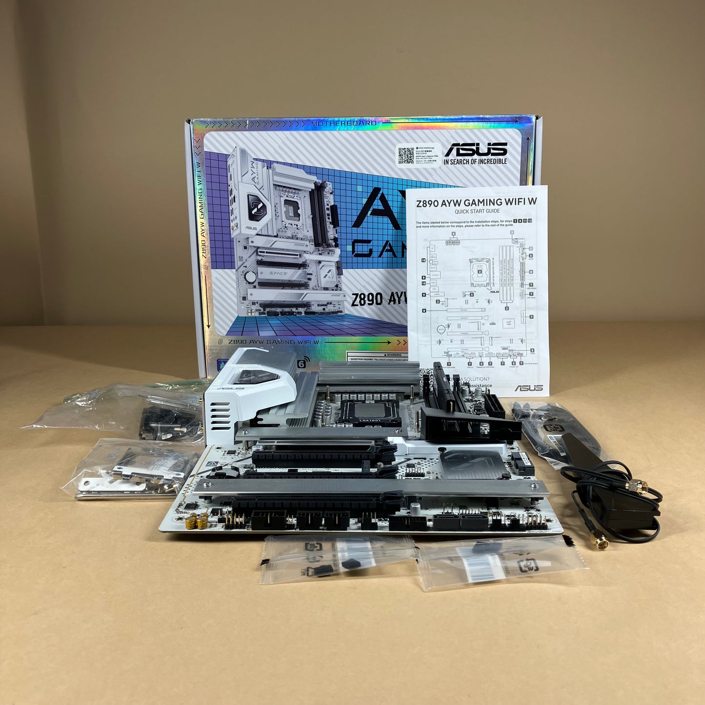 Asus Z890 AYM GAMING WIFI LGA 1851 ATX Ultra 7 265k 16GB DDR5 RAM NO SSD NO OS