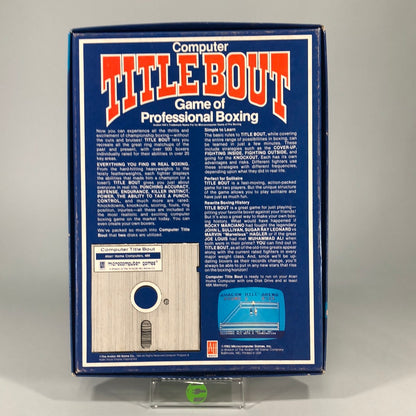 Computer Titlebout: Game of Professional Boxing (Atari, 1983) 2 Disks