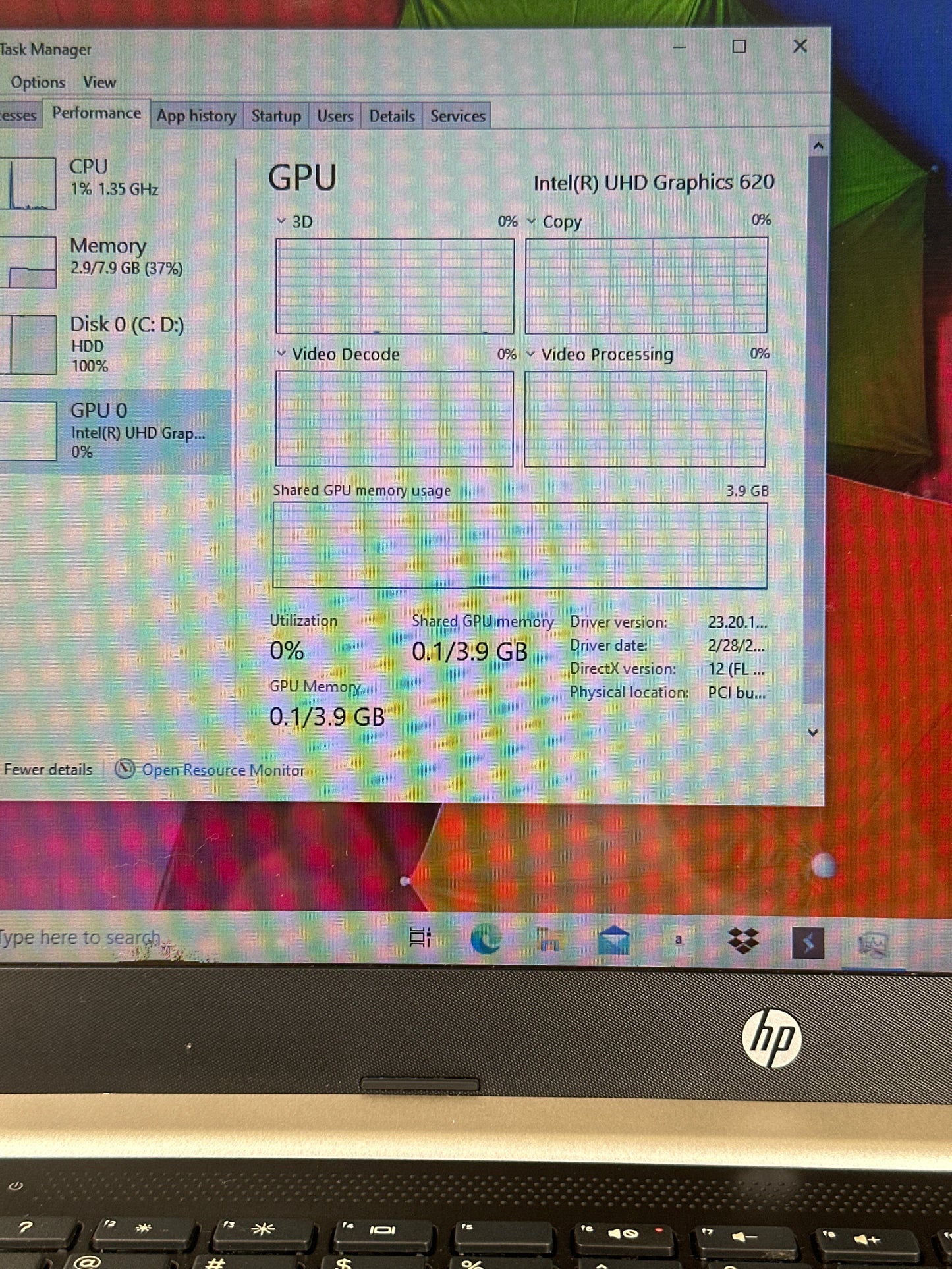 Broken HP 14-cf0xx 13" i3-8130U 2.2GHz 8GB RAM 1TB HDD