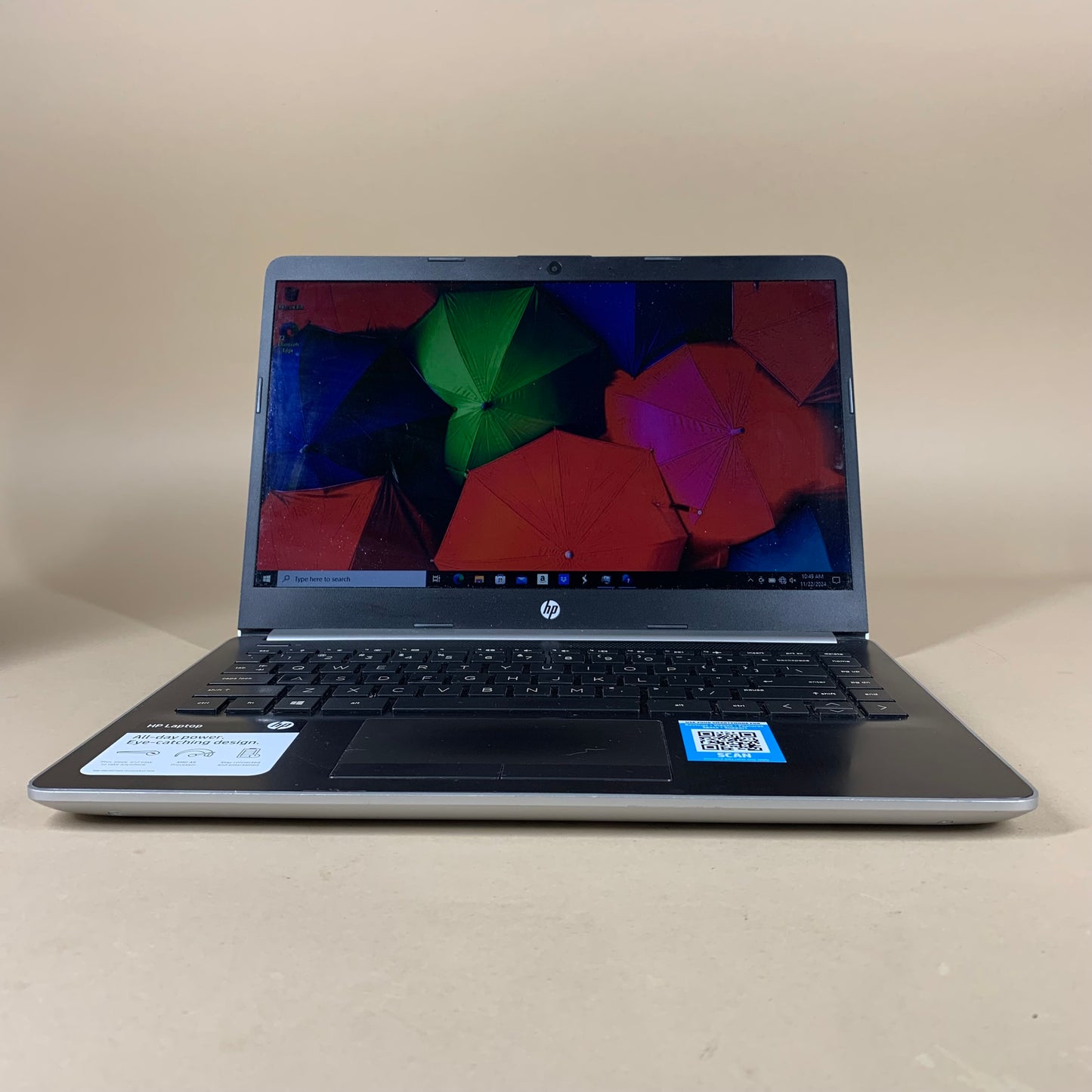 HP 14 dk0002dx 14" A9-9425 3.1GHz 4GB RAM 128GB SSD Radeon R5