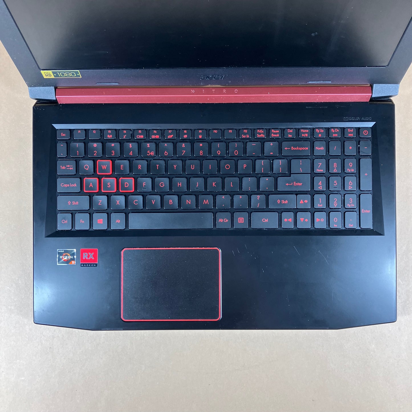 Acer Nitro 5 AN515-42 15.6" Ryzen 5 2500U 2.0GHz 8GB RAM 1TB HDD Radeon RX 560X