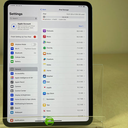 New Unlocked Apple iPad Pro 11" M4 256GB Silver MVW13LL/A