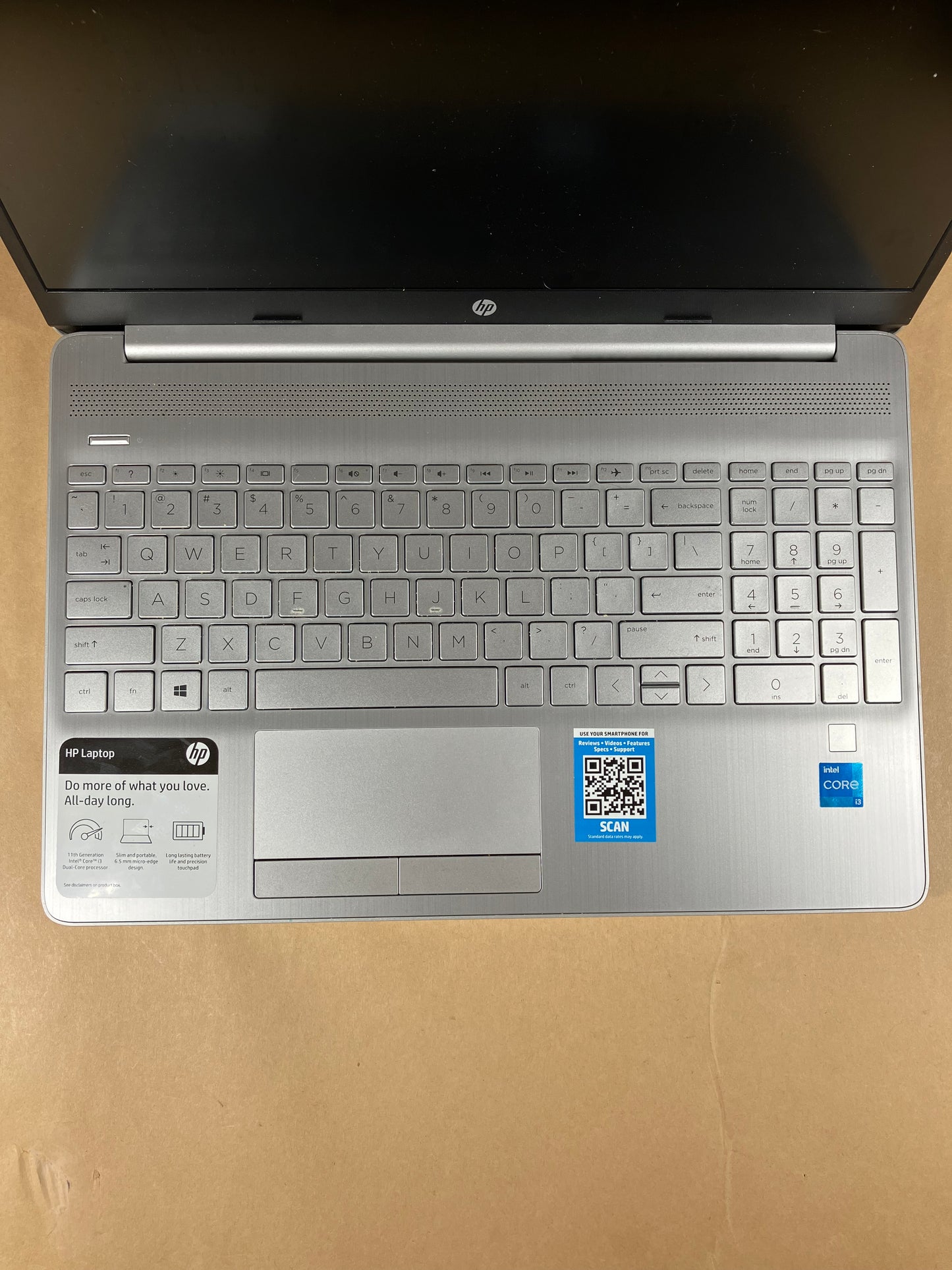 HP Laptop 15-DW3033DX 15.6" i3-1115G4 3.0GHz 8GB RAM 256GB SSD