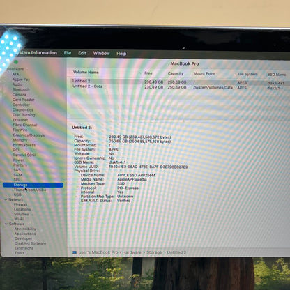 2018 Apple MacBook Air 13.3" i5 2.3GHz 8GB RAM 256GB SSD Space Gray A1989