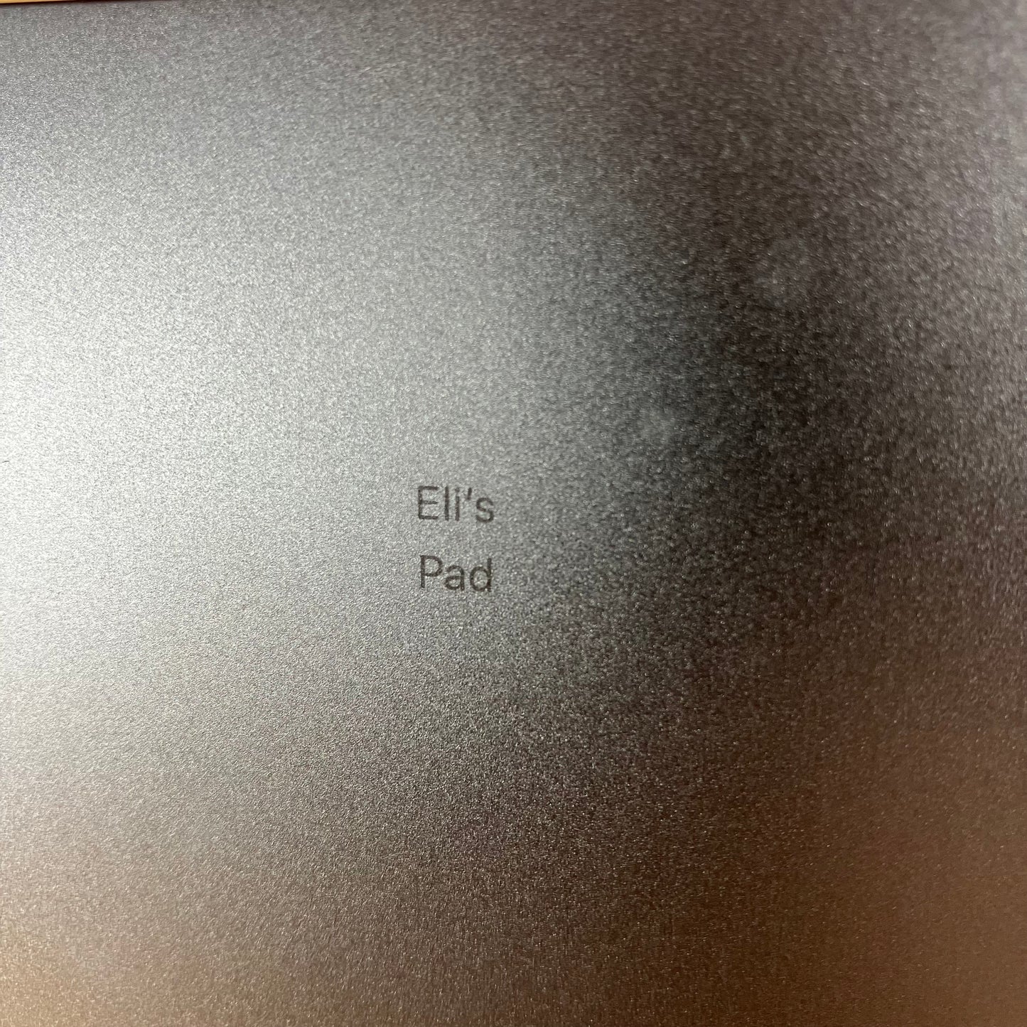 WiFi Only Apple iPad Air 5th Gen 64GB Space Gray Engraved